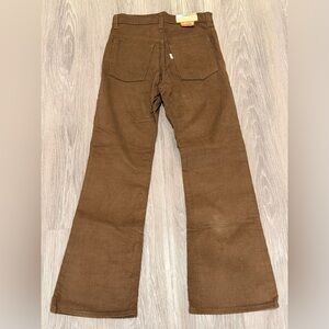 NEW WITH TAG! Vintage 1980s Deadstock Levi’s 746 Brown Corduroy Pants
